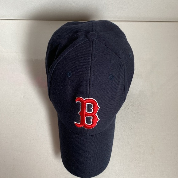 Boston Red Sox Logo Cap Navy and Red - Picture 3 of 10